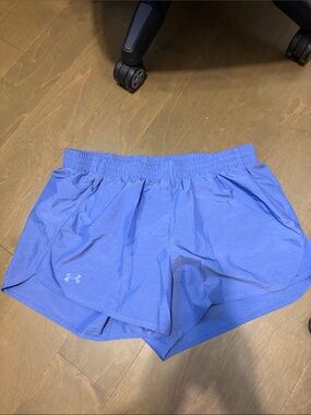 Under Armour Purple-Blue Women's Athletic Shorts